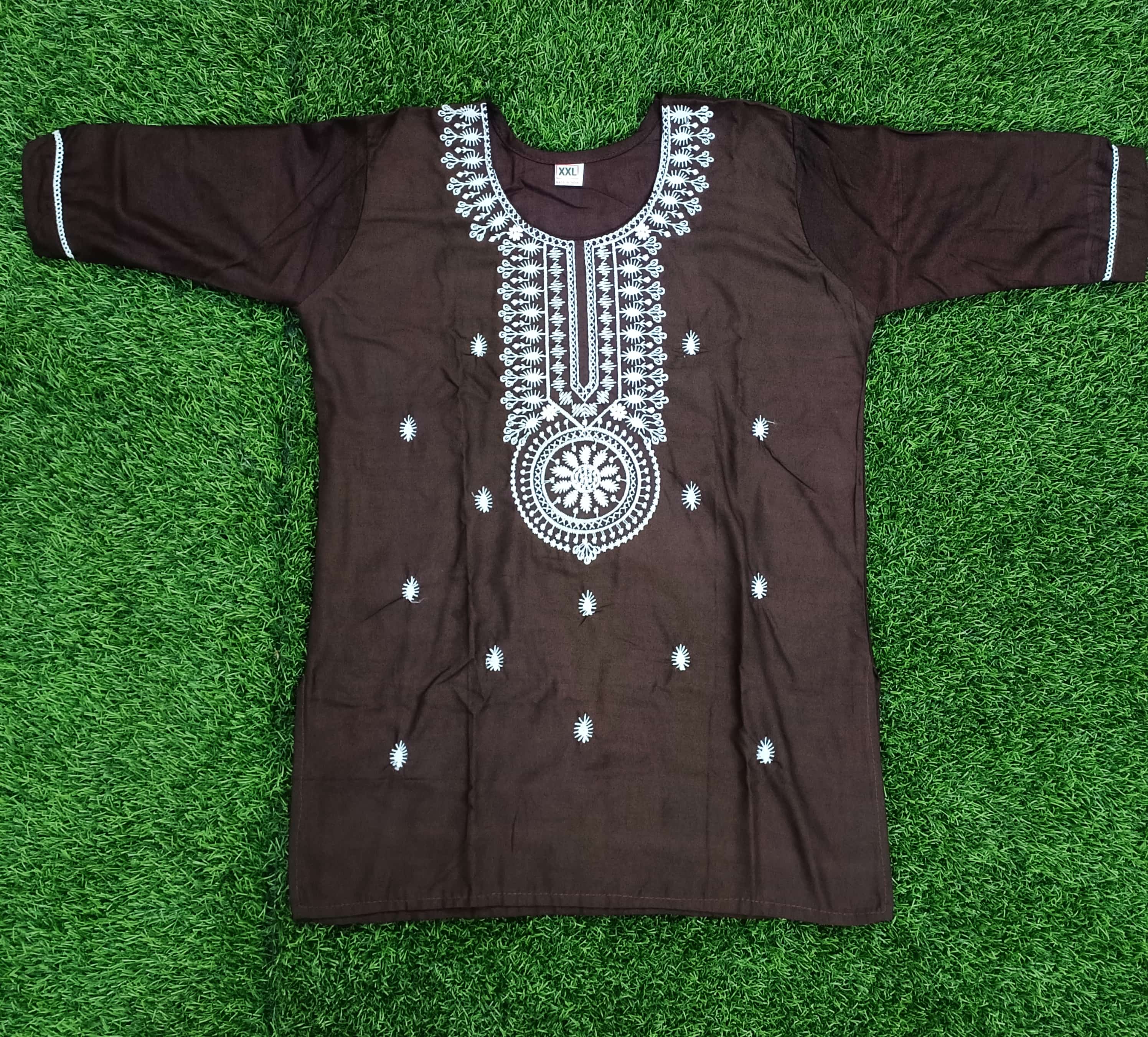 Shop now brown womens short kurti at affordable price only at f mall 